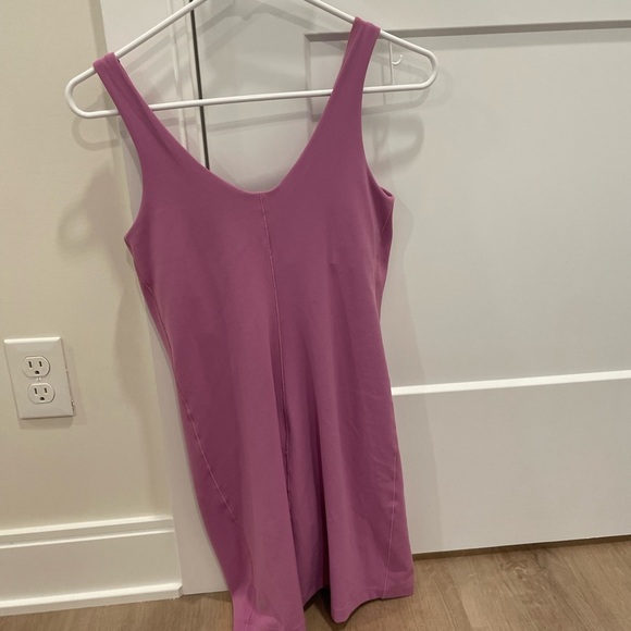 Athleta L Transcend Dress with built in bra and shorts - Picture 3 of 4